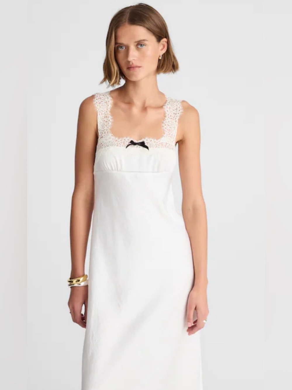 NEW Alexa Chung for Madewell Courtney Satin Slip Dress Size 10 NY879 $238